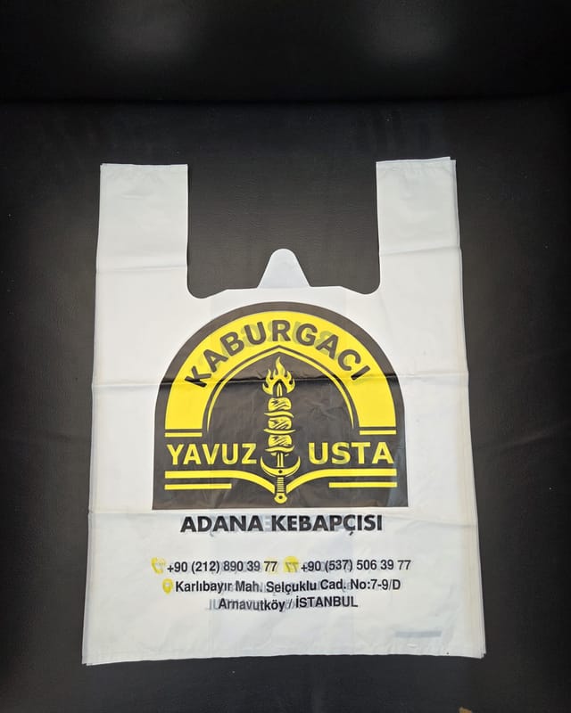 Havuz Usta — Baskılı Atlet Poşet