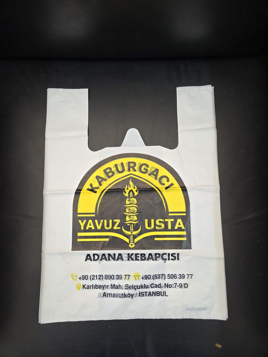 Kaburgacı Yavuz Usta — Baskılı Atlet Poşet
