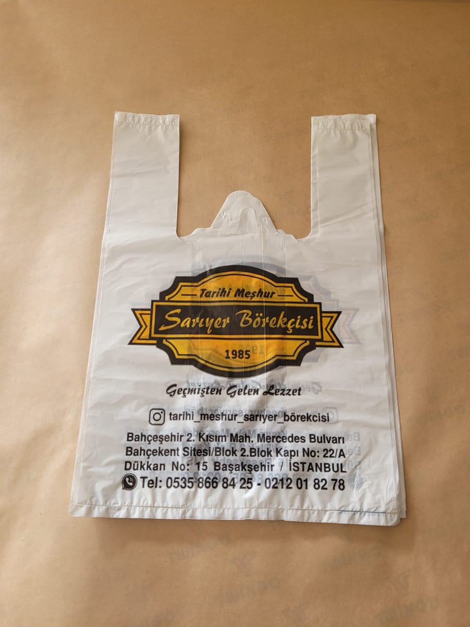 Sarıyer Börekçisi — Baskılı Atlet Poşet