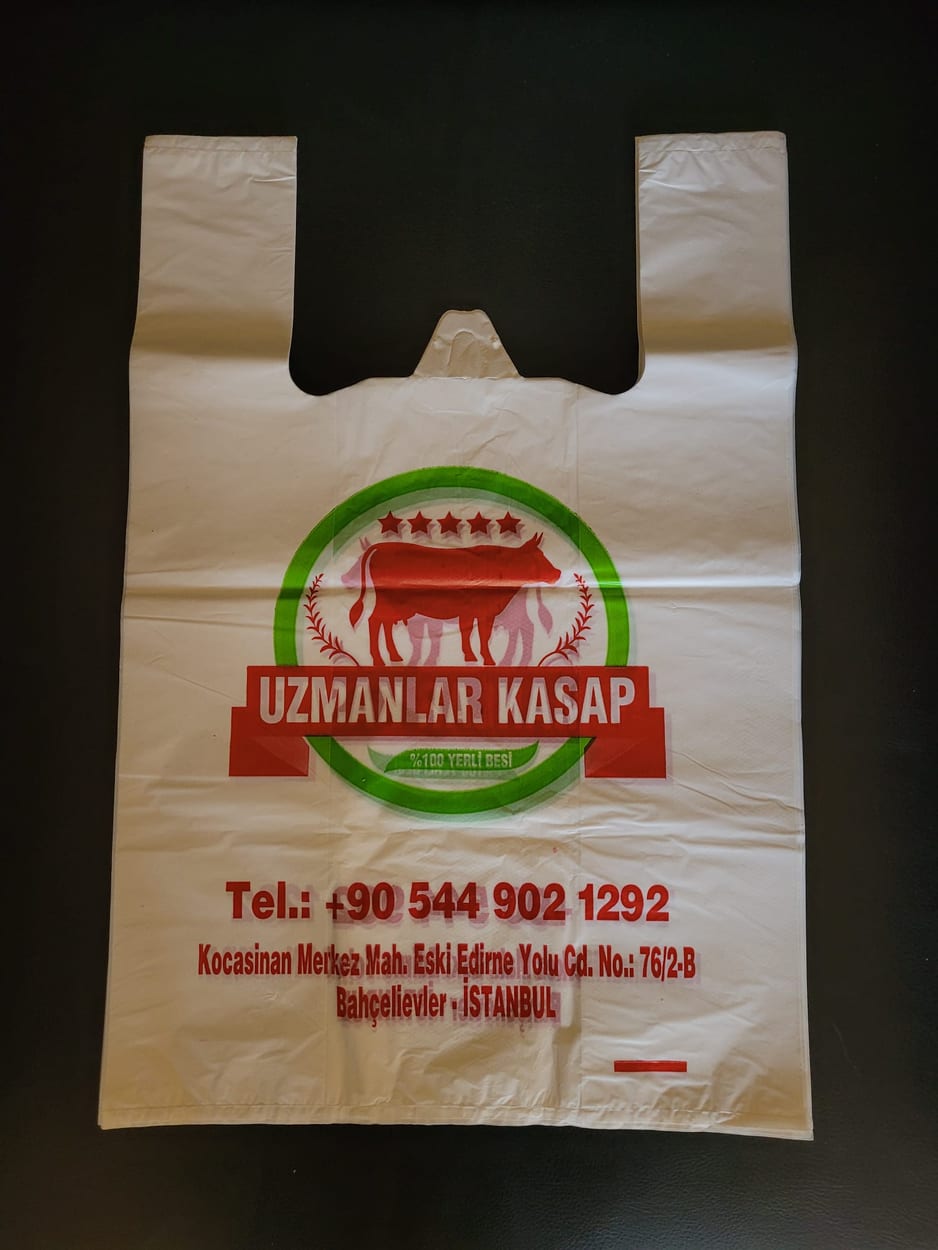 Uzmanlar Kasap — Baskılı Atlet Poşet