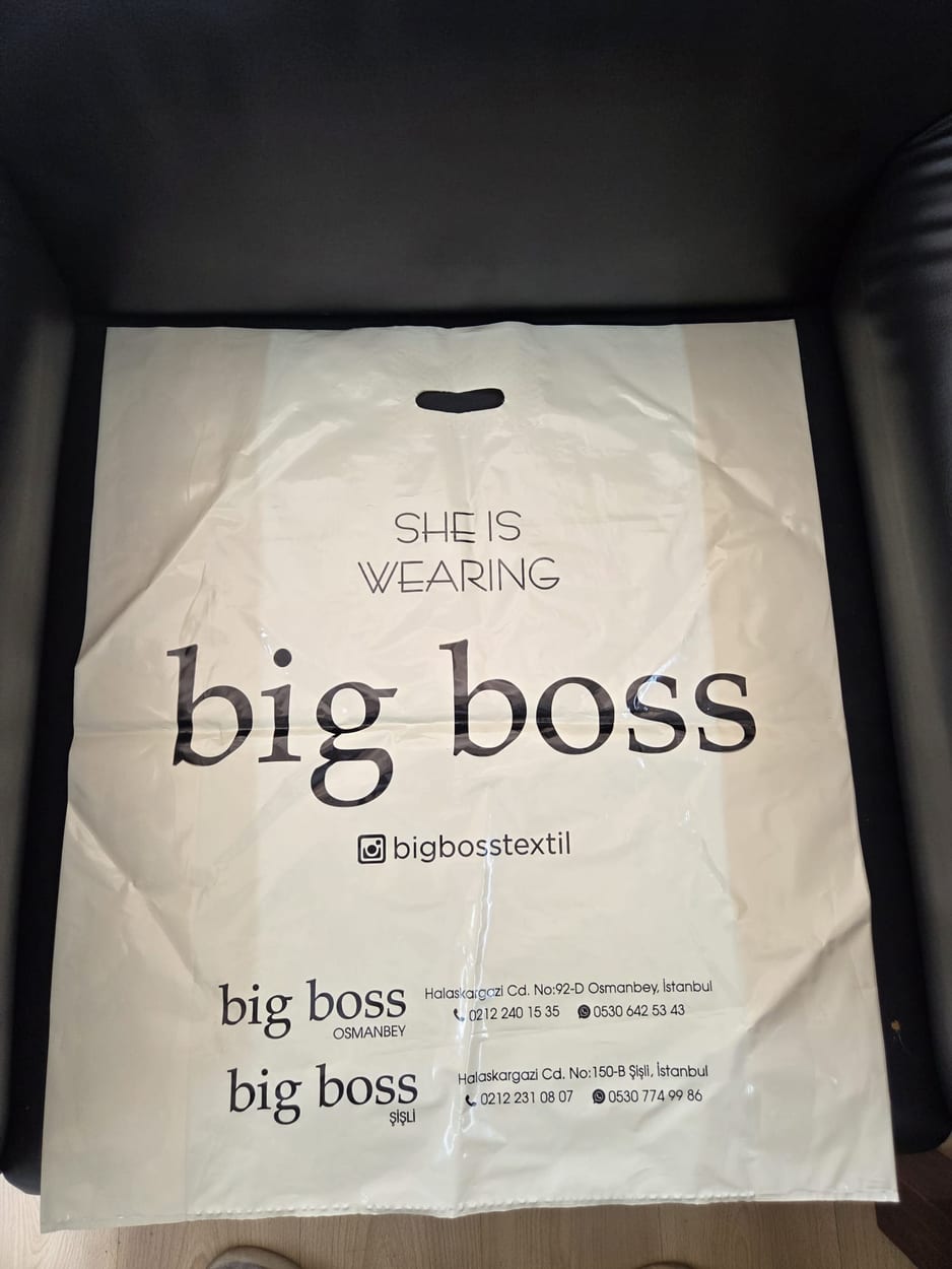 Big Boss — Baskılı Mağaza Poşeti